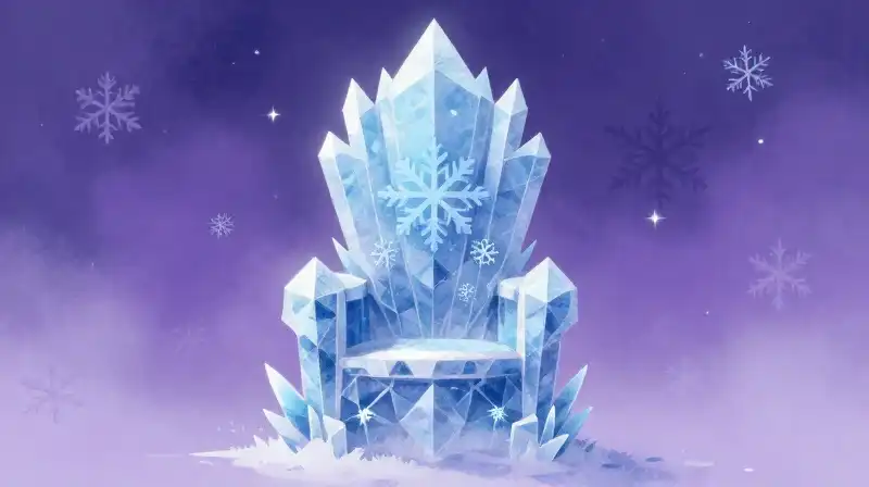 Snow Queens crystalline domain of cold reason and perfect order